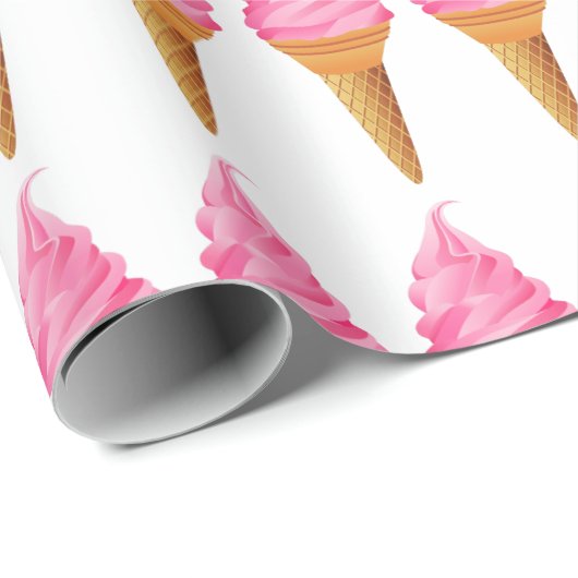 Cadeaupapier - Roze Ijs (Rol Hoek)
