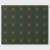 Cadeaupapier ruit sneeuwvlok (Vlak)