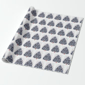 Cadeaupapier - Scandinavische Kerstboom (Uitgerold)