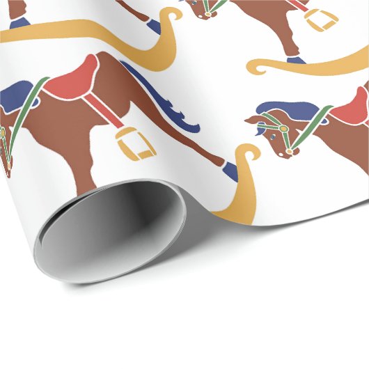 Cadeaupapier - Schommelend Paard (Rol Hoek)