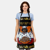 Cadeaupapier Schort (Gedragen)