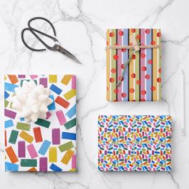 cadeaupapier set confetti