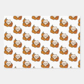 Cadeaupapier Set Halloween / Pomeranian (Voorkant 3)