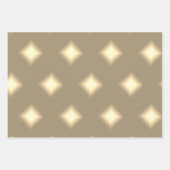 Cadeaupapier Set - Kerststerren (Voorkant 2)