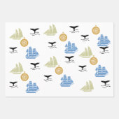 Cadeaupapier Set - Maritiem Thema (Voorkant)