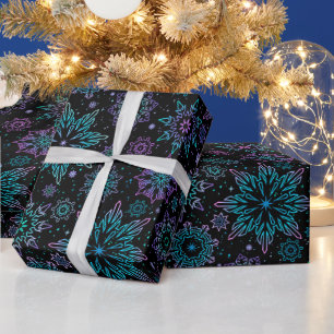 Cadeaupapier "Sneeuwvlokken"