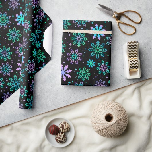 Cadeaupapier "Sneeuwvlokken" (Crafts)