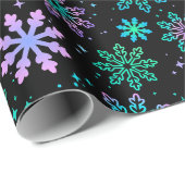 Cadeaupapier "Sneeuwvlokken" (Rol Hoek)