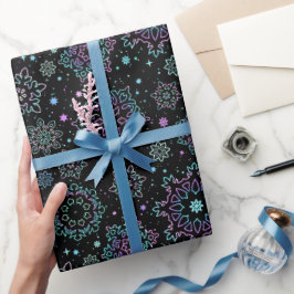 Cadeaupapier "Sneeuwvlokken"
