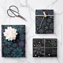 Cadeaupapier "Sneeuwvlokken"