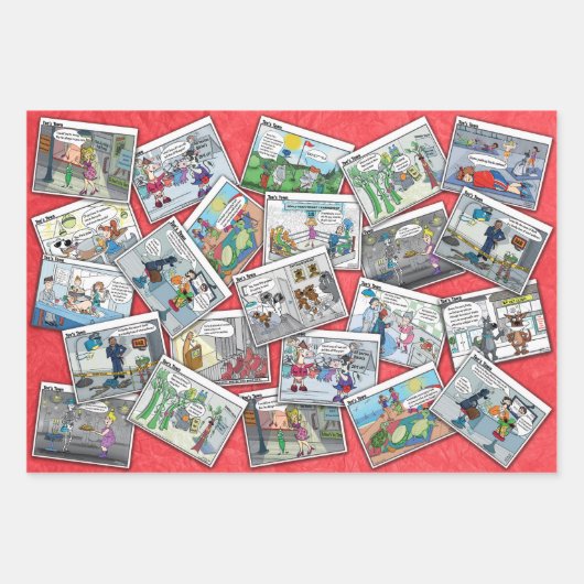 Cadeaupapier | stripverhaal | Cartoons (Voorkant)