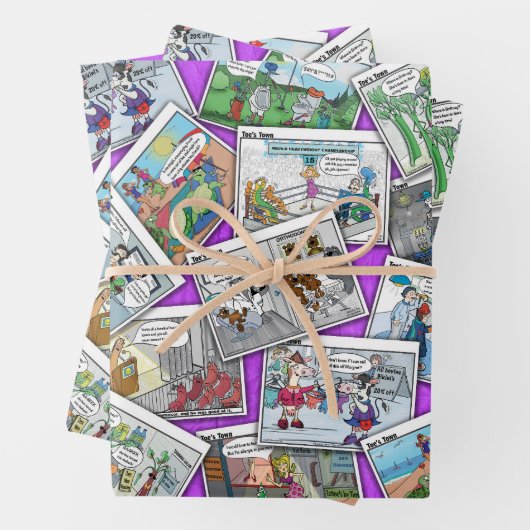 Cadeaupapier | stripverhaal | Cartoons (In situ)