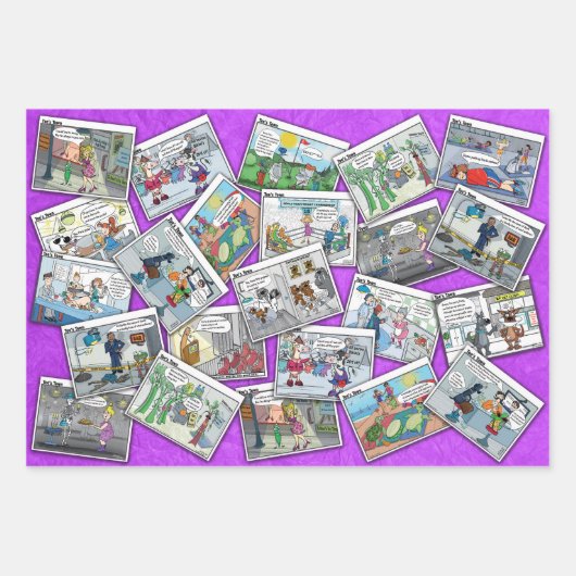 Cadeaupapier | stripverhaal | Cartoons (Voorkant)