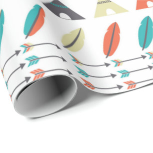 Cadeaupapier - Teepee Tribal