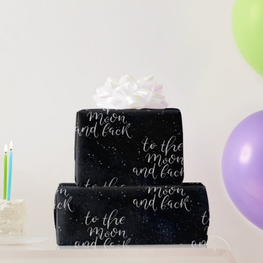 Cadeaupapier tot de maan (Feestgeschenken)