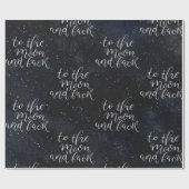 Cadeaupapier tot de maan (Vlak)