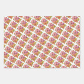 Cadeaupapier vel - Pastel waterverf bloemen (Voorkant 2)
