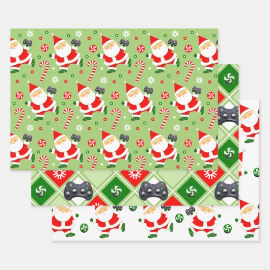 Cadeaupapier vel voor videogamer (Set)