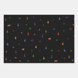 Cadeaupapier Vellen Se, cat, Christmas