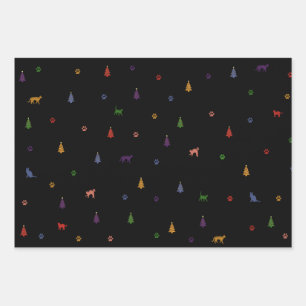 Cadeaupapier Vellen Se, cat, Christmas