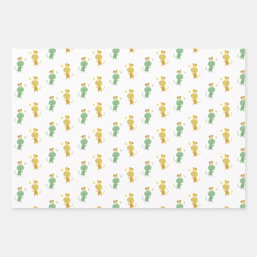 Cadeaupapier Vellen Set poesjes  (Voorkant 2)