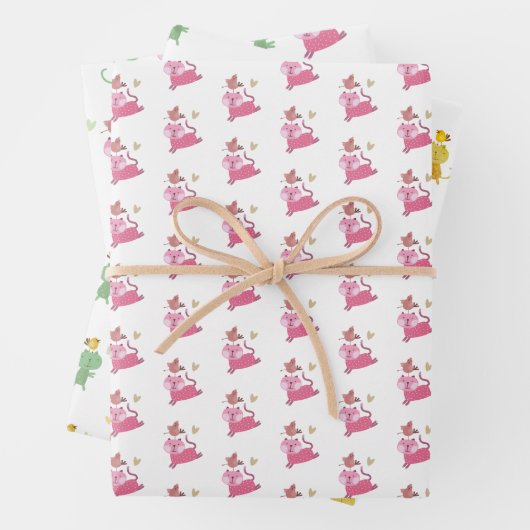 Cadeaupapier Vellen Set poesjes (In situ)