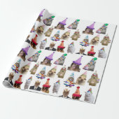 Cadeaupapier verjaardagsfeestje  (Uitgerold)