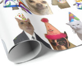 Cadeaupapier verjaardagsfeestje  (Rol Hoek)