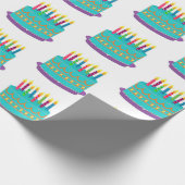 Cadeaupapier - Verjaardagstaart (Hoek)