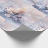 Cadeaupapier-Victoriaanse Winter Kerst Cadeaupapie Cadeaupapier (Hoek)
