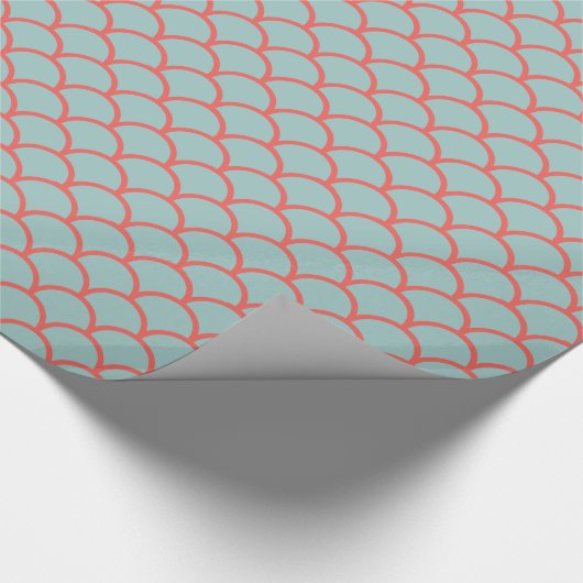 Cadeaupapier voor Aqua & Coral Holiday (Hoek)