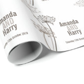 cadeaupapier voor bruinbruine kerkbruine moderne t (Rol Hoek)