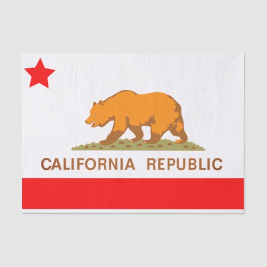 Cadeaupapier voor Californië Tissuepapier (Voorkant)
