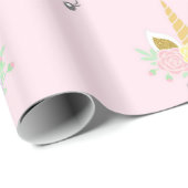 cadeaupapier voor eenhoorn (Rol Hoek)