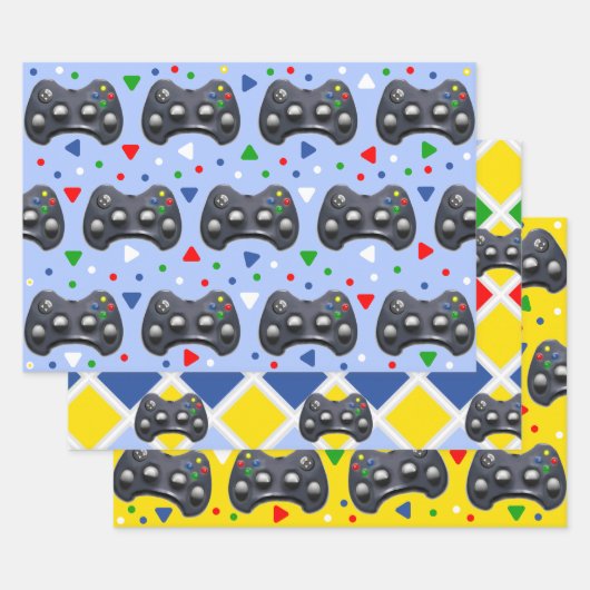 Cadeaupapier voor gamers (Set)