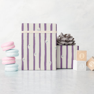 Cadeaupapier voor Halloween met spookpatroon