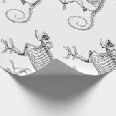 cadeaupapier voor  lizard skelet (Hoek)
