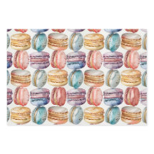 Cadeaupapier voor macaronliefhebbers
