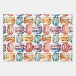Cadeaupapier voor macaronliefhebbers
