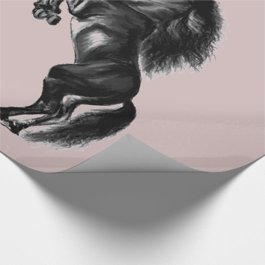 Cadeaupapier voor onberispelijke paarden - Aangepa (Hoek)