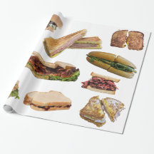 Cadeaupapier voor Sandwiches Inpakpapier