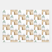 Cadeaupapier voor speelgoed en auto's in pastelkle (Voorkant 2)