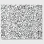 cadeaupapier voor zwarte witte doedels (Vlak)