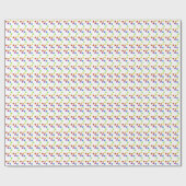 Cadeaupapier – Willekeurig gekleurde stippen (Vlak)