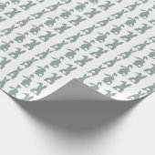 Cadeaupapier - Witte Pluimstaart (Hoek)