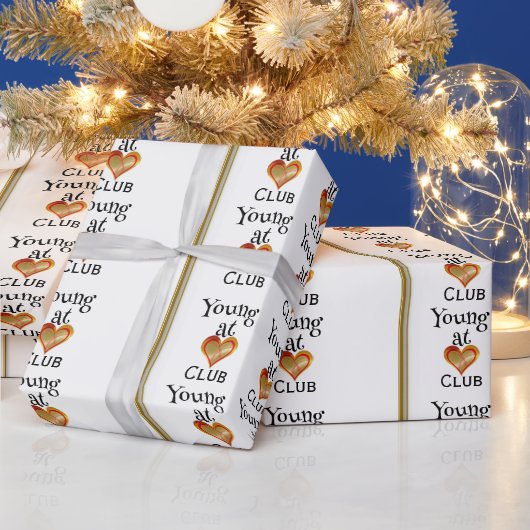 Cadeaupapier Young at Hart Club (Feestdagen)