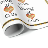 Cadeaupapier Young at Hart Club (Rol Hoek)