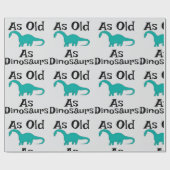 Cadeaupapier zo oud als dinosauriërs (Vlak)