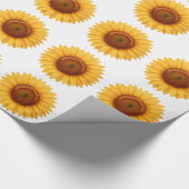 Cadeaupapier - Zonnebloem (Hoek)