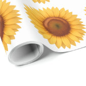 Cadeaupapier - Zonnebloem (Rol Hoek)